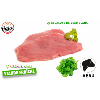 Escalope de veau blanc -1KG